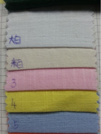 GZ-JCH 中厚仿麻竹節洗水100%棉  146CM JA320 後面照